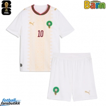 Marokko Brahim Diaz #10 Bortedraktsett Barn EM 2024 Kortermet (+ Korte bukser)